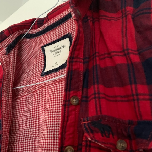 Red plaid flannel - XS - Picture 2 of 5